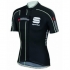 Sportful Gruppetto Pro Team fietsshirt zwart/wit/geel heren  SP1317-091